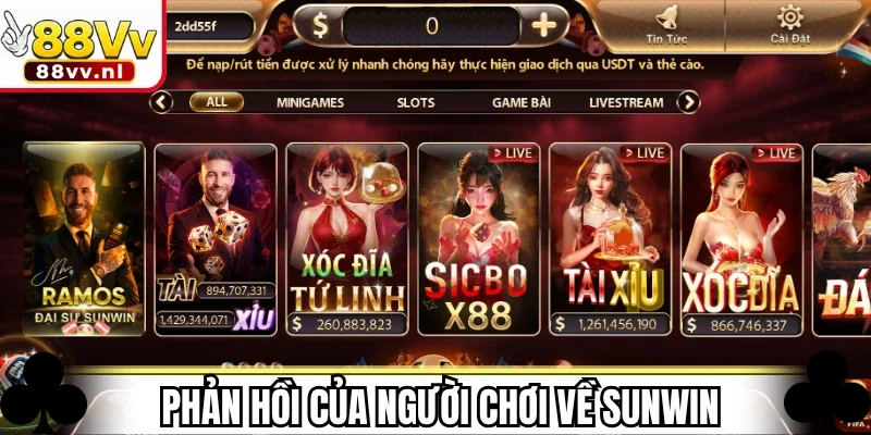 Phản hồi cụ thể của người chơi về thương hiệu